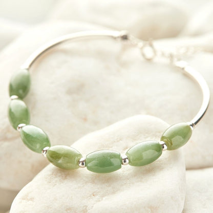 Lucky Waterdrop Silver Bracelet by Worn Within