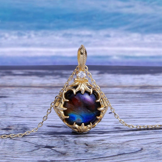 Star Nebula Labradorite Necklace by Worn Within