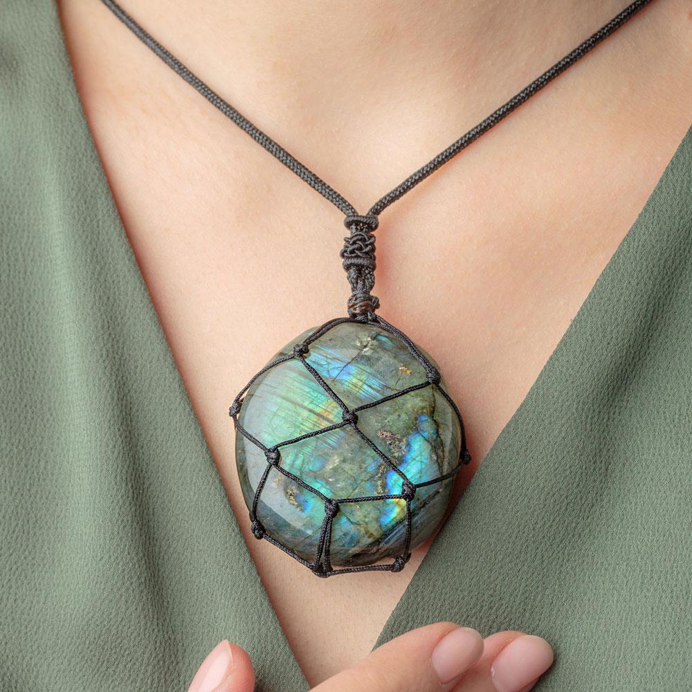 Dragon's Heart Labradorite Necklace