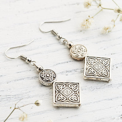 Oriental Dangle Earrings by Worn Within