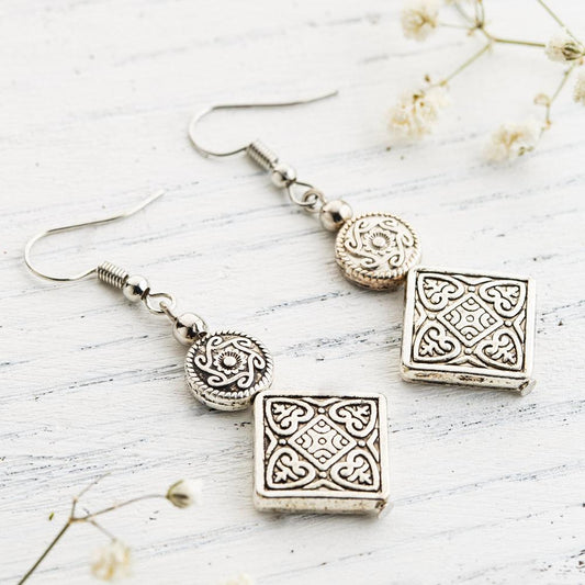 Oriental Dangle Earrings by Worn Within