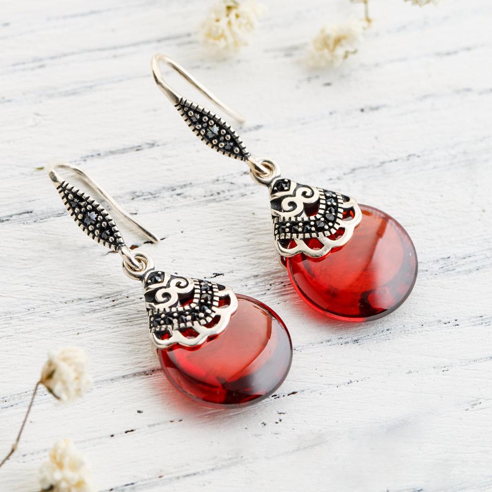 Garnet Earrings of Tenderness by Worn Within