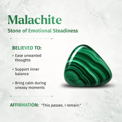 6mm Malachite Bead Bracelet