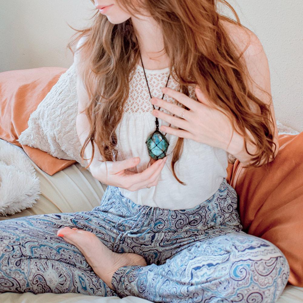 Dragon's Heart Labradorite Necklace