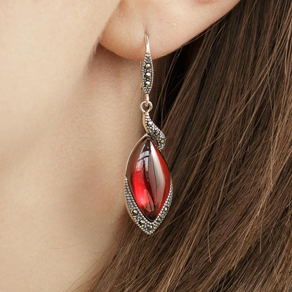 Silver Feminine Charm Earrings
