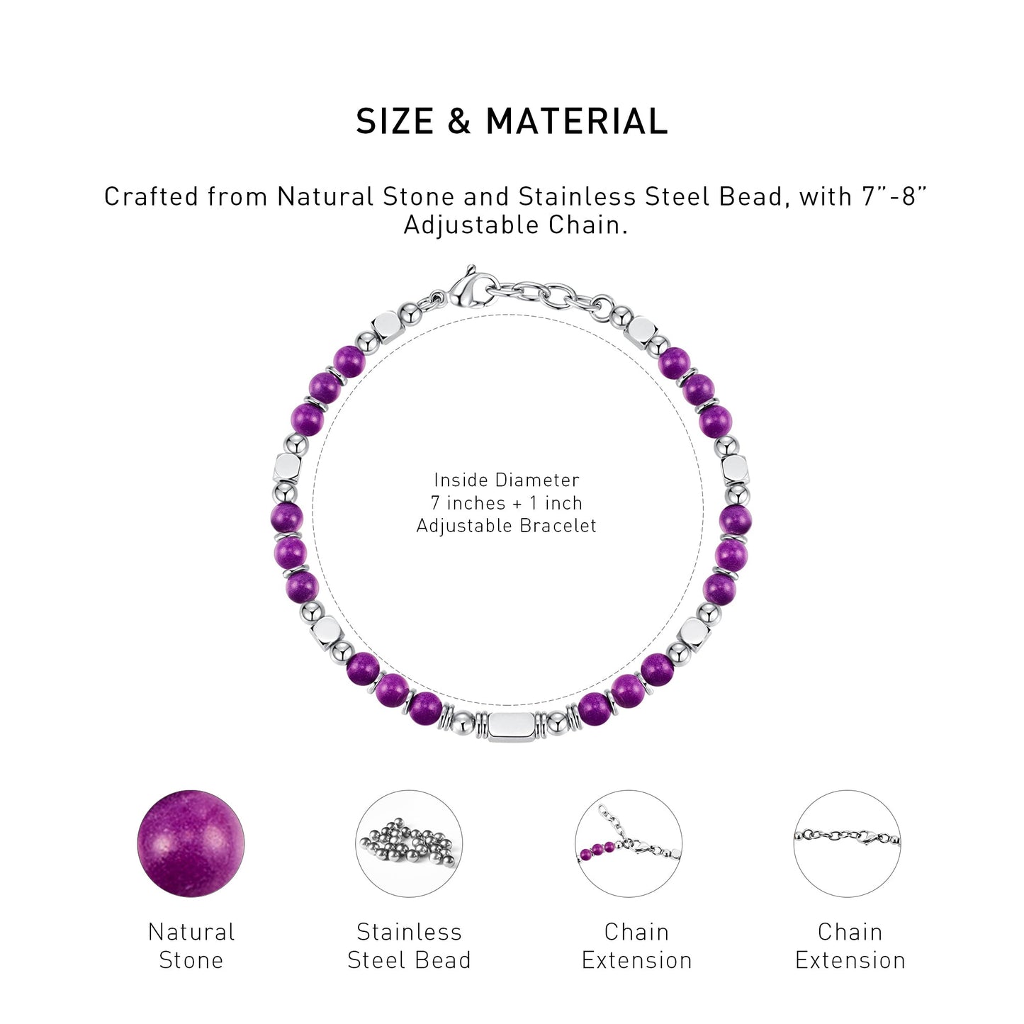 Amethyst Energy Bracelets