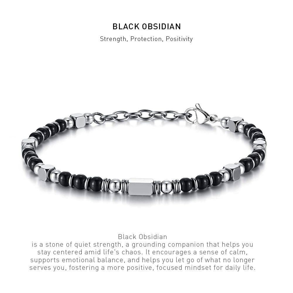 Black Obsidian Energy Bracelets