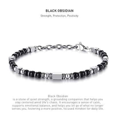 Black Obsidian Energy Bracelets