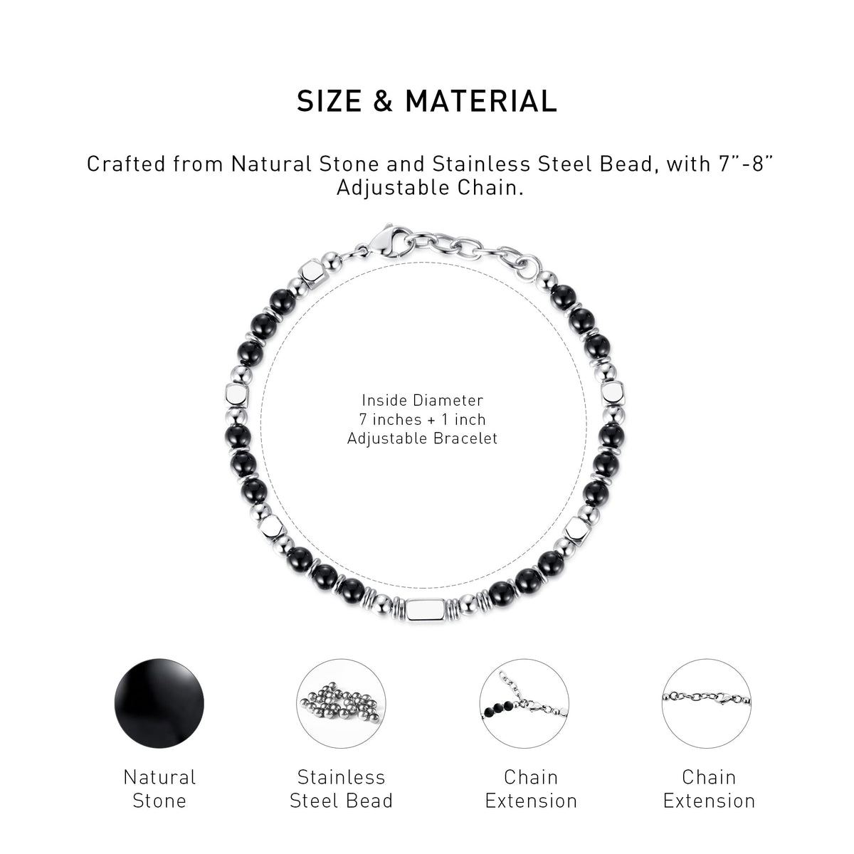 Black Obsidian Energy Bracelets