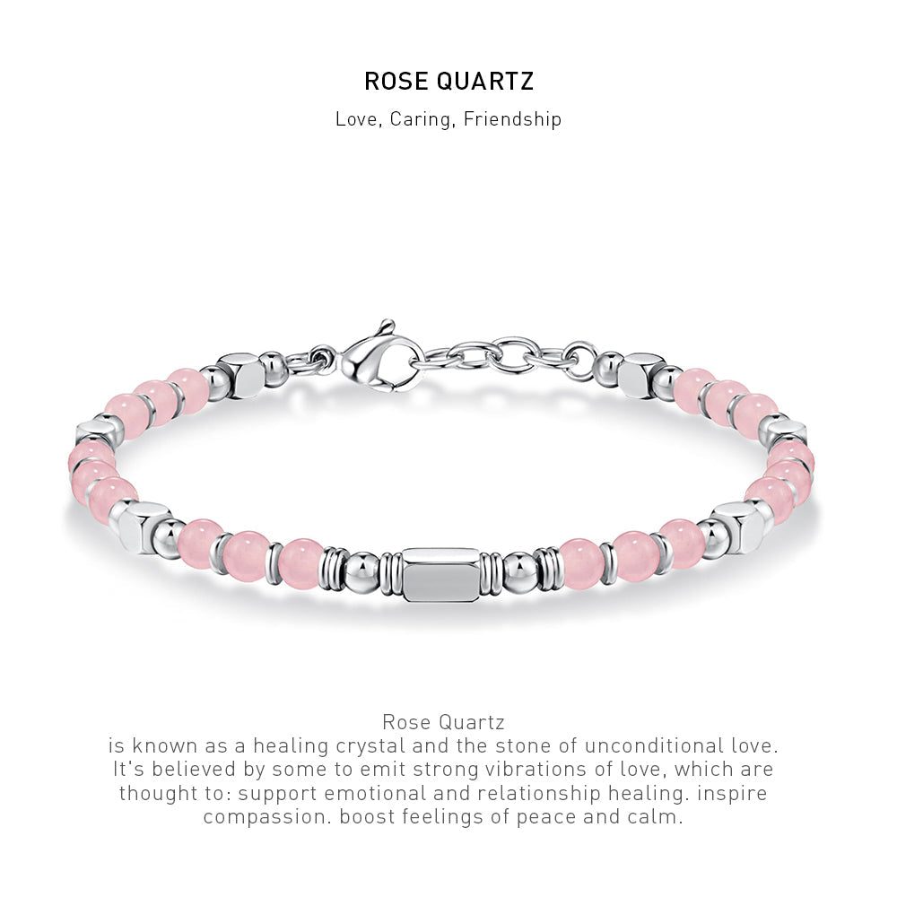 Rose Quartz Energy Bracelets
