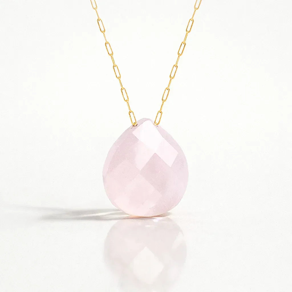 Natural Stone Water Drop Pendant — Embrace Serenity and Strength by Worn Within