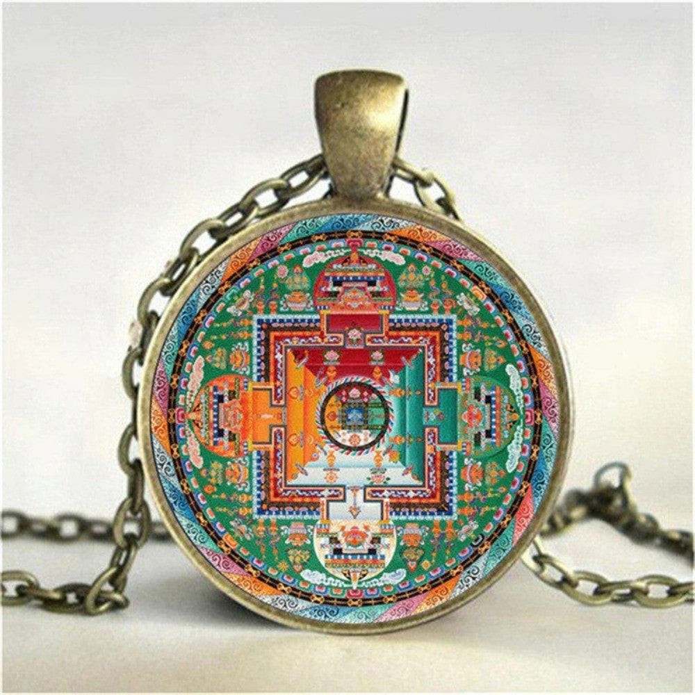 Sacred Mandala Geometry Pendant by Worn Within