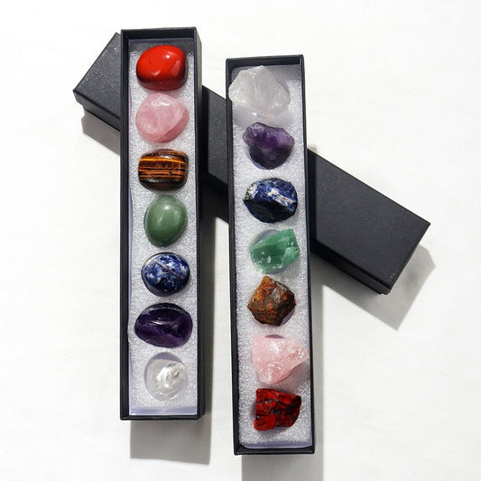 Chakra Balance Gemstones Set by Worn Within