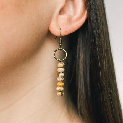 Vintage Jasper Earrings