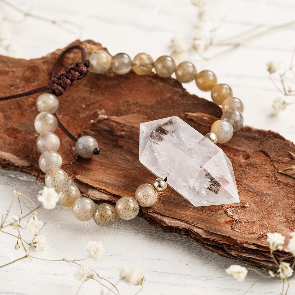 Clear Quartz Manifestation Bracelet by Worn Within