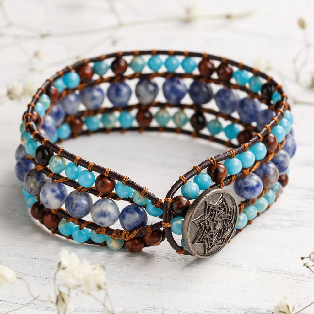 Earth & Sky Mandala Bracelet by Worn Within