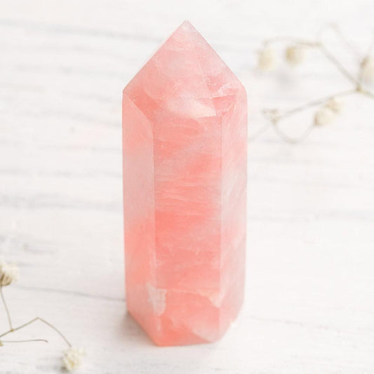 Rose Quartz Point by Worn Within