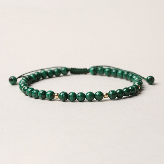 Malachite String Bracelet by Worn Within