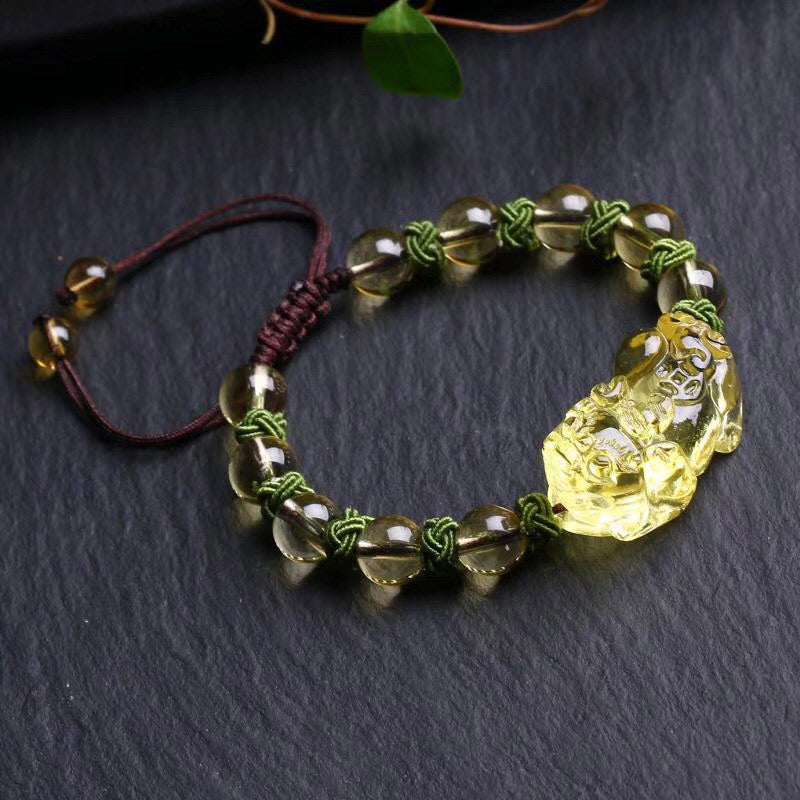 Citrine Pixiu 8–10mm Bracelet by Worn Within