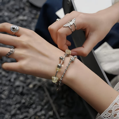 Sunlit Grove Citrine & 925 Sterling Silver Bracelet