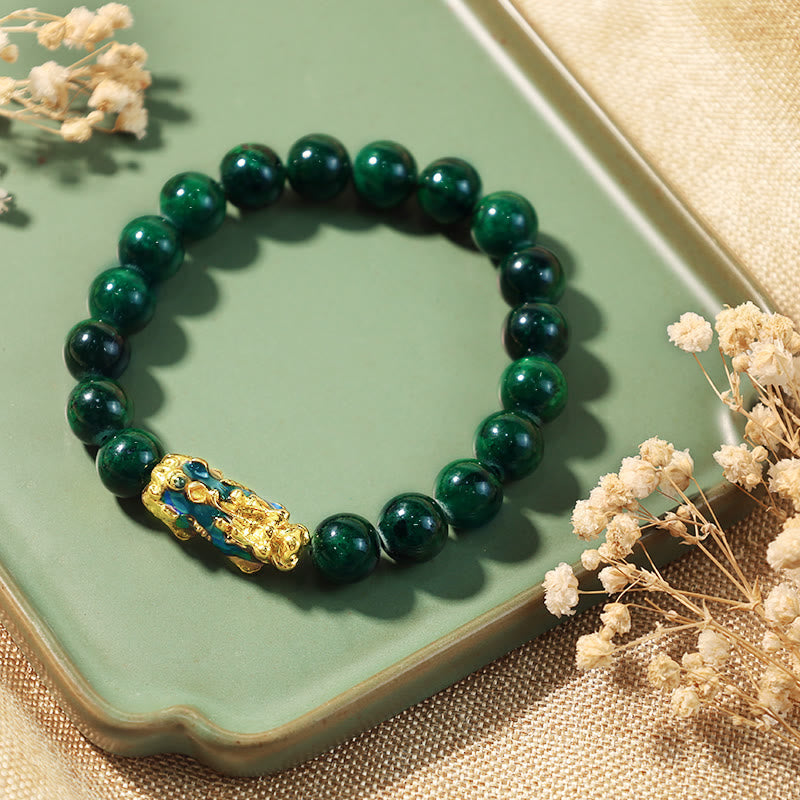 Cyan Jade Pixiu Bracelet