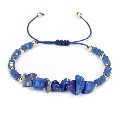 Amethyst Knit Bracelet