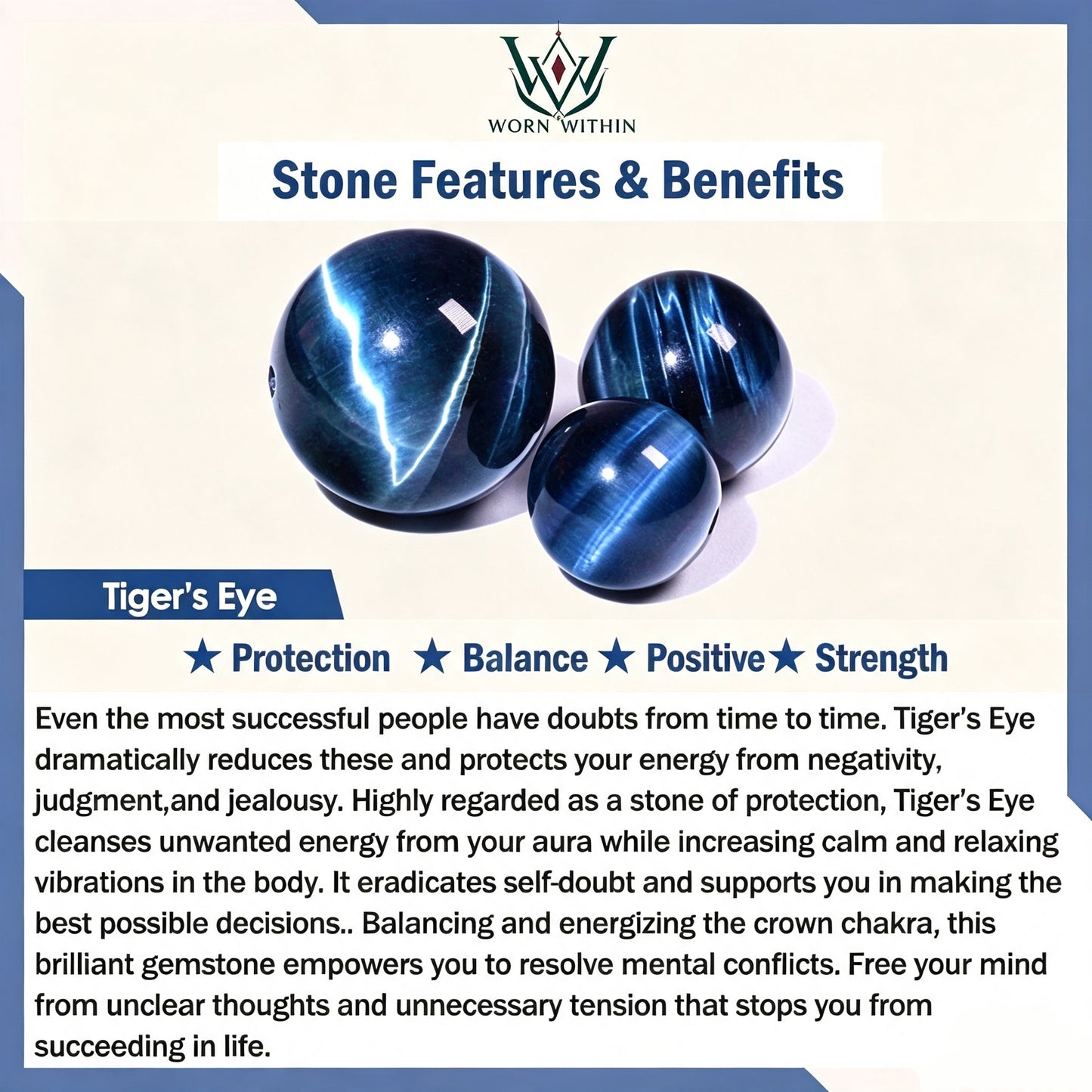 Blue Tiger's Eye Tourmaline Bracelet