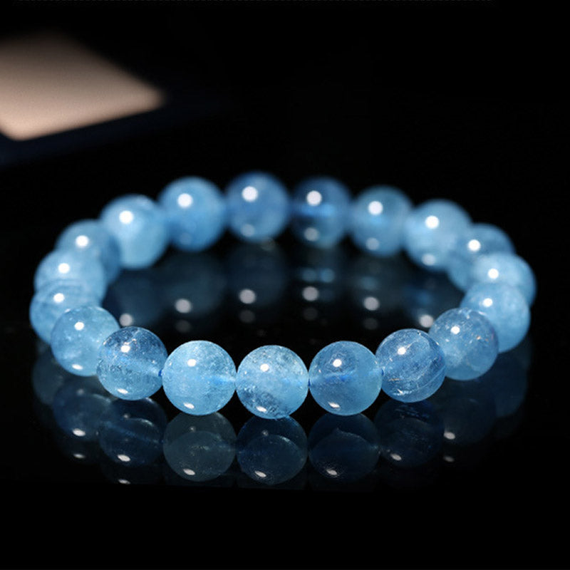 Aquamarine Beads Bracelet
