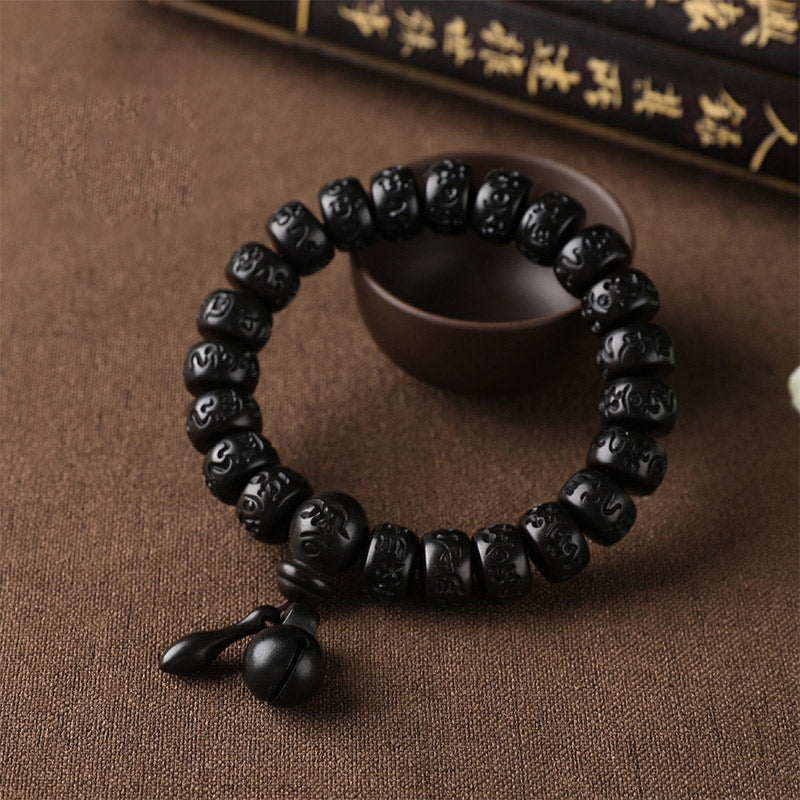 Tibetan Lightning Strike Wood Bracelet