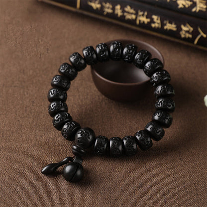 Tibetan Lightning Strike Wood Bracelet