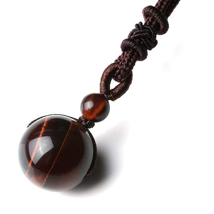 Tibetan Tiger's Eye Necklace
