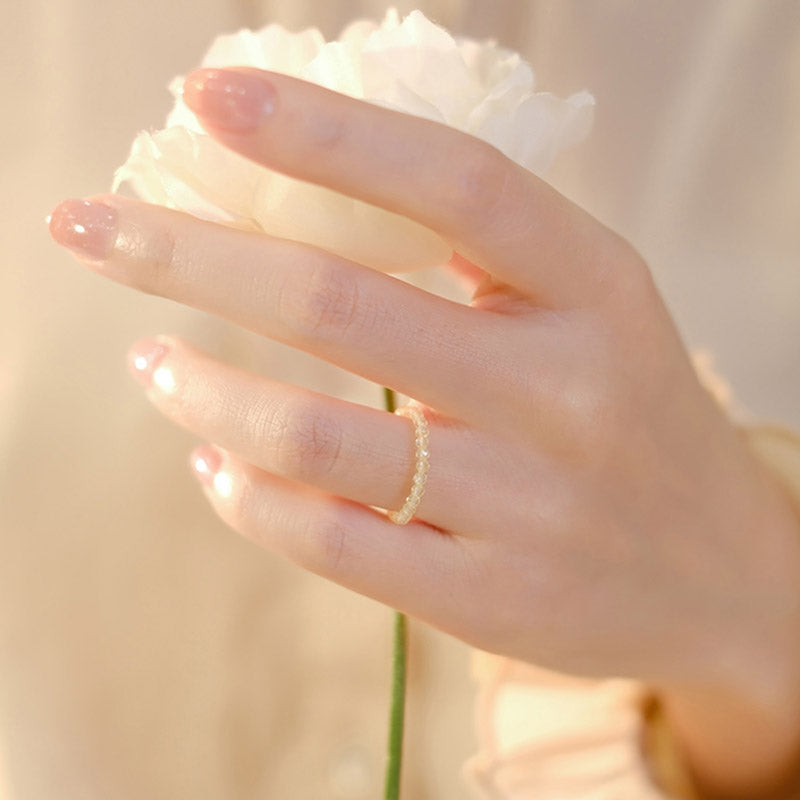 Citrine Crystal Ring