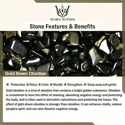 Tibetan Obsidian Necklace