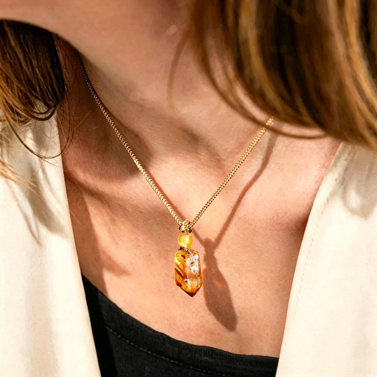 Citrine Pendant Necklace