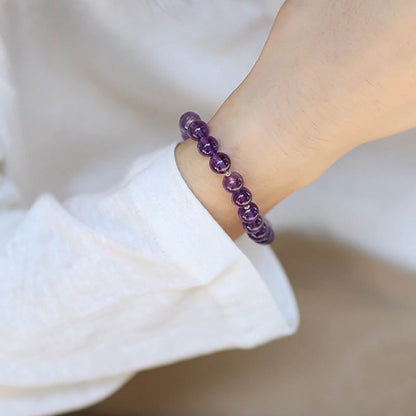 Amethyst-Mondstern-Armband