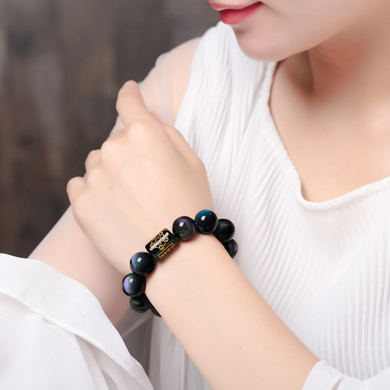 Rainbow Obsidian Bracelet