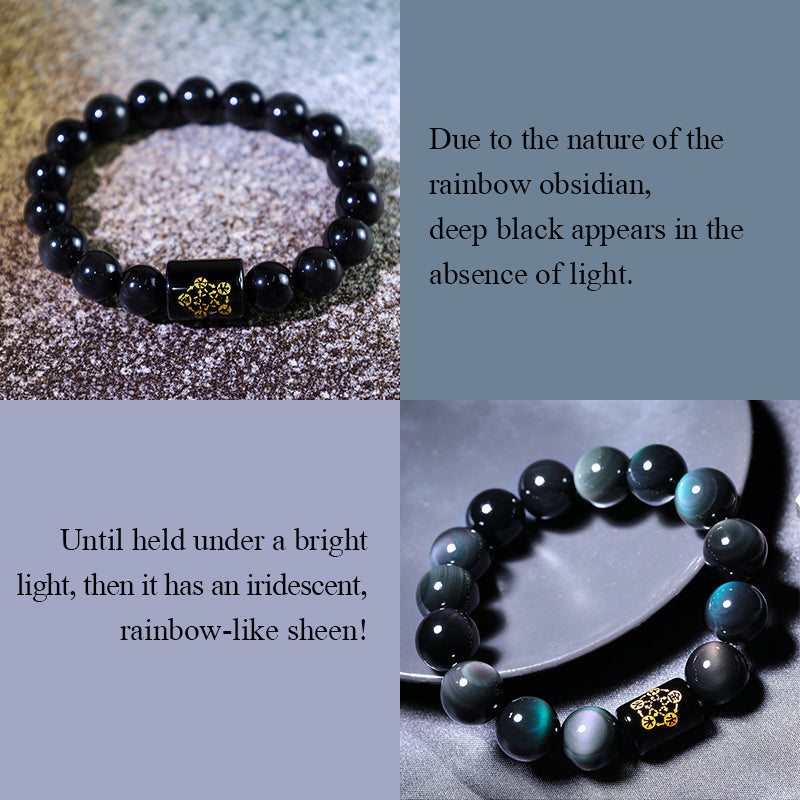 Rainbow Obsidian Bracelet