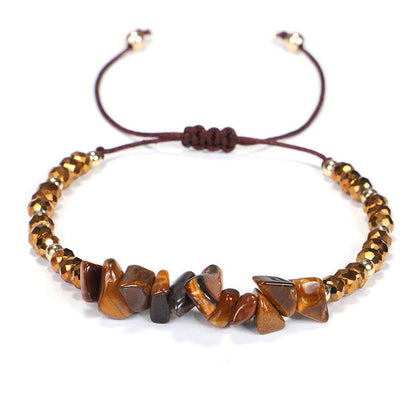 Amethyst Knit Bracelet