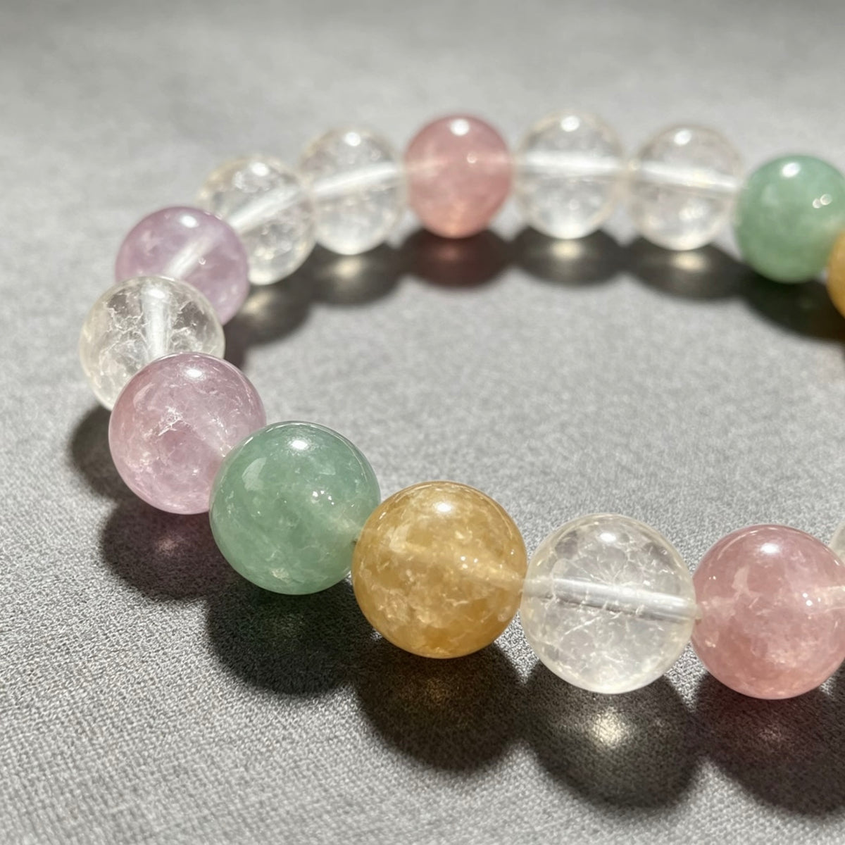 Pastel Harmony Crystal Bracelet