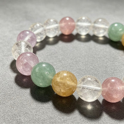 Pastel Harmony Crystal Bracelet