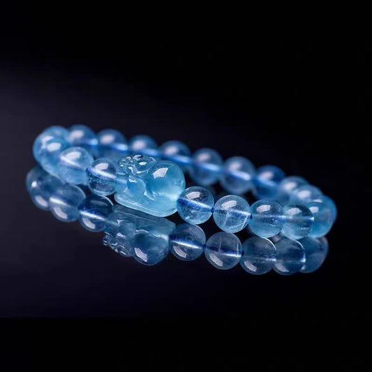 Aquamarine Pixiu Bracelet