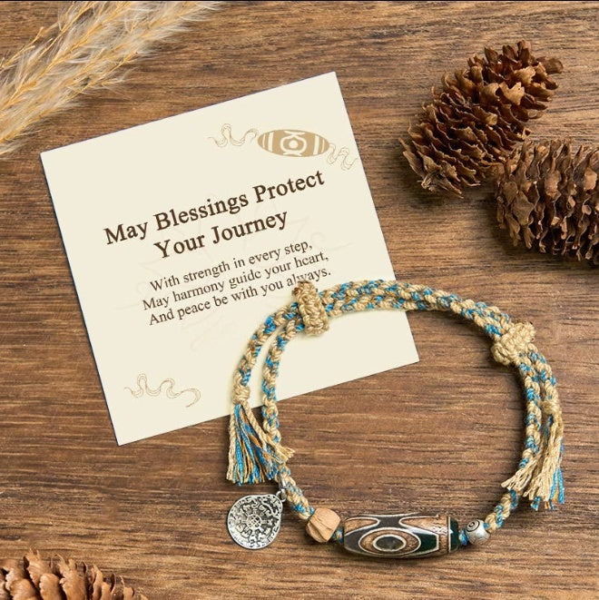 Dzi Bead String Bracelet by Worn Within