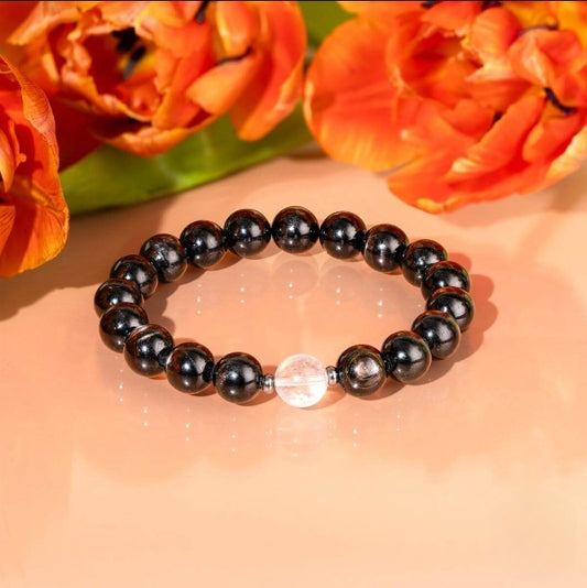 Hypersthene Bead Bracelet by Worn Within