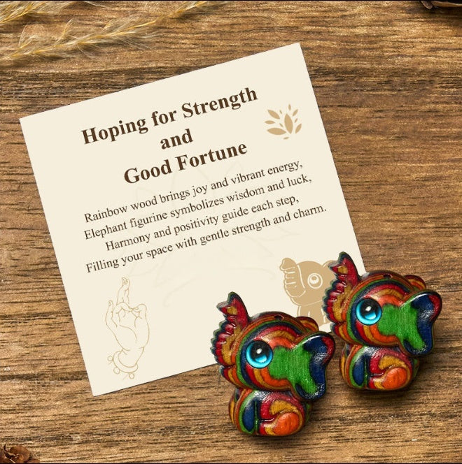 Mini Elephant Figurine Set by Worn Within