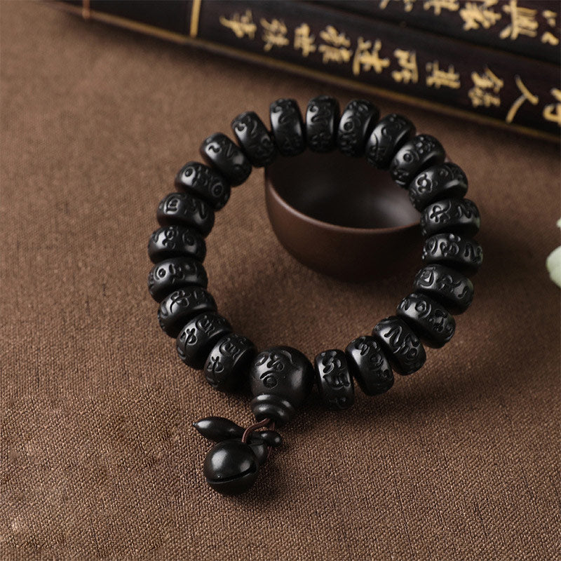 Tibetan Lightning Strike Wood Bracelet