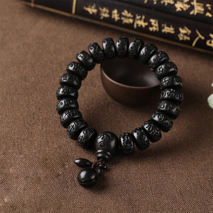 Tibetan Lightning Strike Wood Bracelet