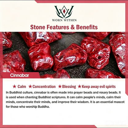 Strawberry Quartz Citrine Fu Character Bracelet