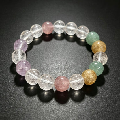 Pastel Harmony Crystal Bracelet