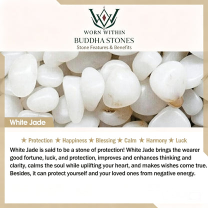 Aquamarine Pixiu Hetian White Jade Bracelet
