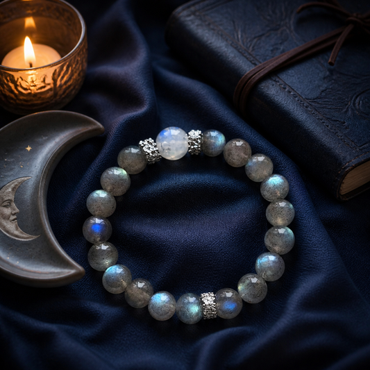 Northern Lights Labradorite & Moonstone Bracelet